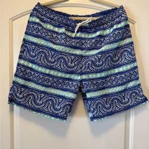 Vineyard Vines Blue and White Patterned Athletic Shorts